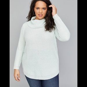 🆕NEW! Ribbed Cowl-Neck Sweater Size 22/24